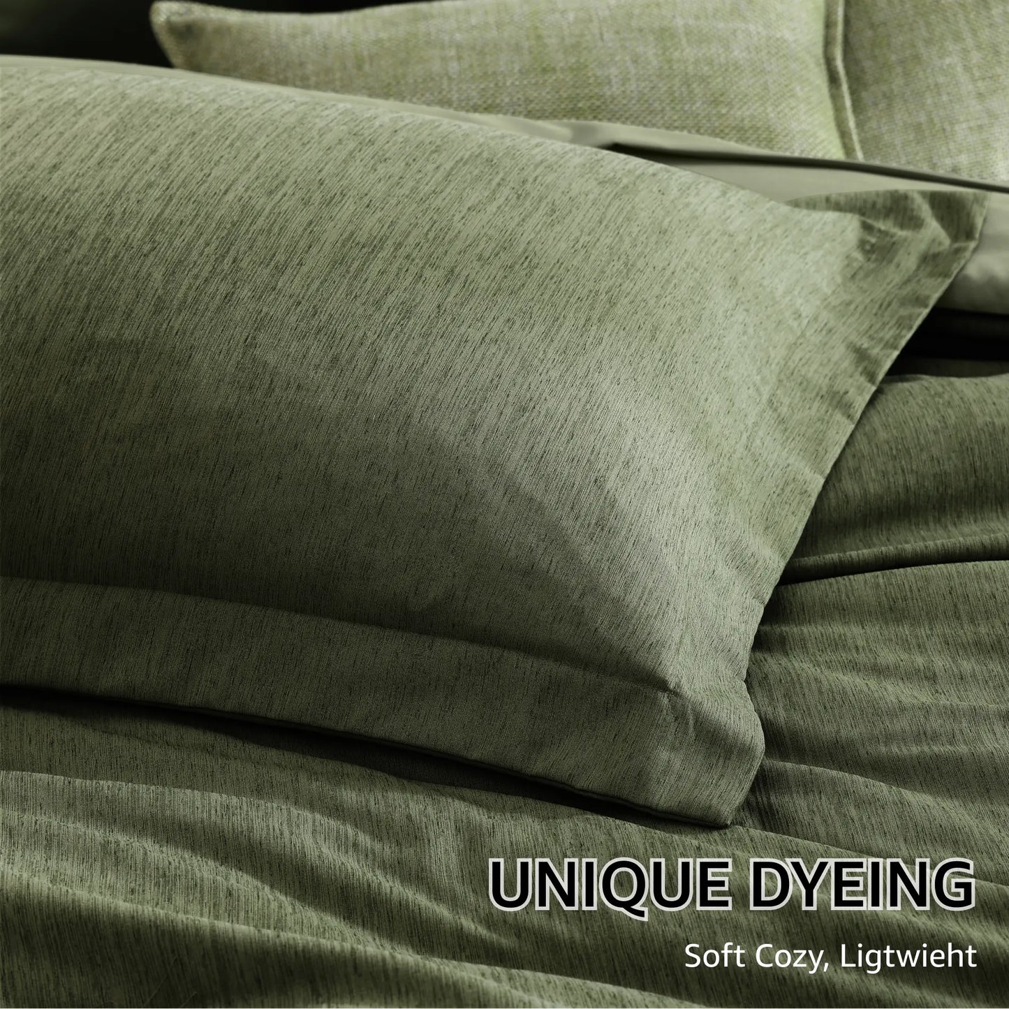 Queen 7‑Piece Reversible Microfiber Bed‑in‑a‑Bag with Storage Pockets